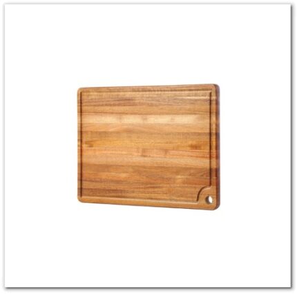 Large Acacia Wood Cutting Board for Kitchen